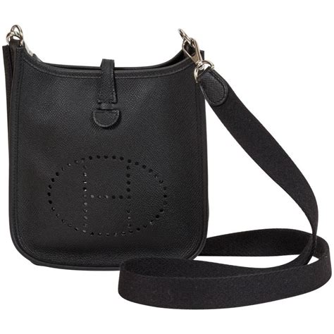 black hermes crossbody|Hermes evelyne crossbody bags.